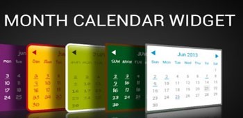 Month Calendar Widget скачать на андроид