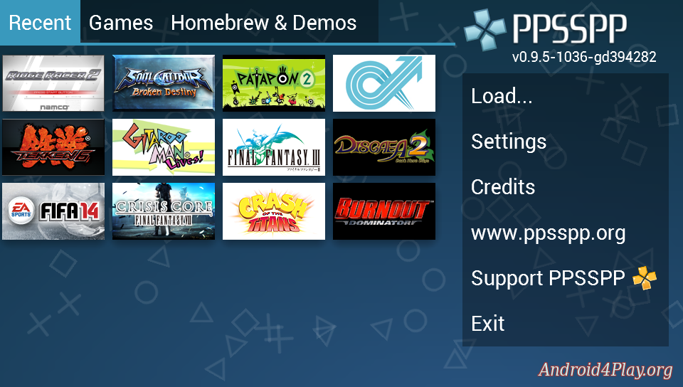 PPSSPP - эмулятор игр PSP скачать на андроид